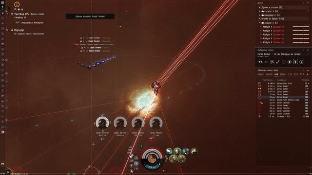 EVE Online. Пункт сбора разведданных Blood Raiders