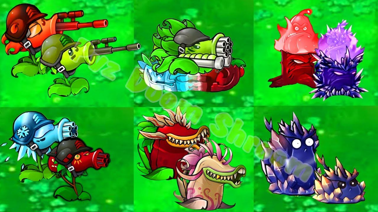 Plants VS Zombies МОД Fusion РАСТЕНИЯ ПРОТИВ ЗОМБИ-2 Grafted Mod Pvz ПВЗ Hybrid