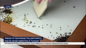В Тулуне запустили завод по производству рапсового масла