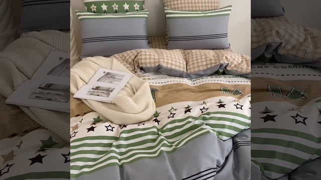 Комплект постельного белья Люкс-Сатин 100% хлопок «Звёздный праздник»