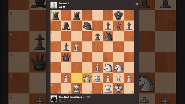 Покажу как Капабланка использовал преимущество 2 коней в конце партии
