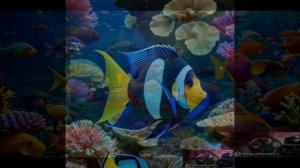 Релакс под шум океана: плавные движения рыб в глубинах. Красивые рыбы в естественной среде.