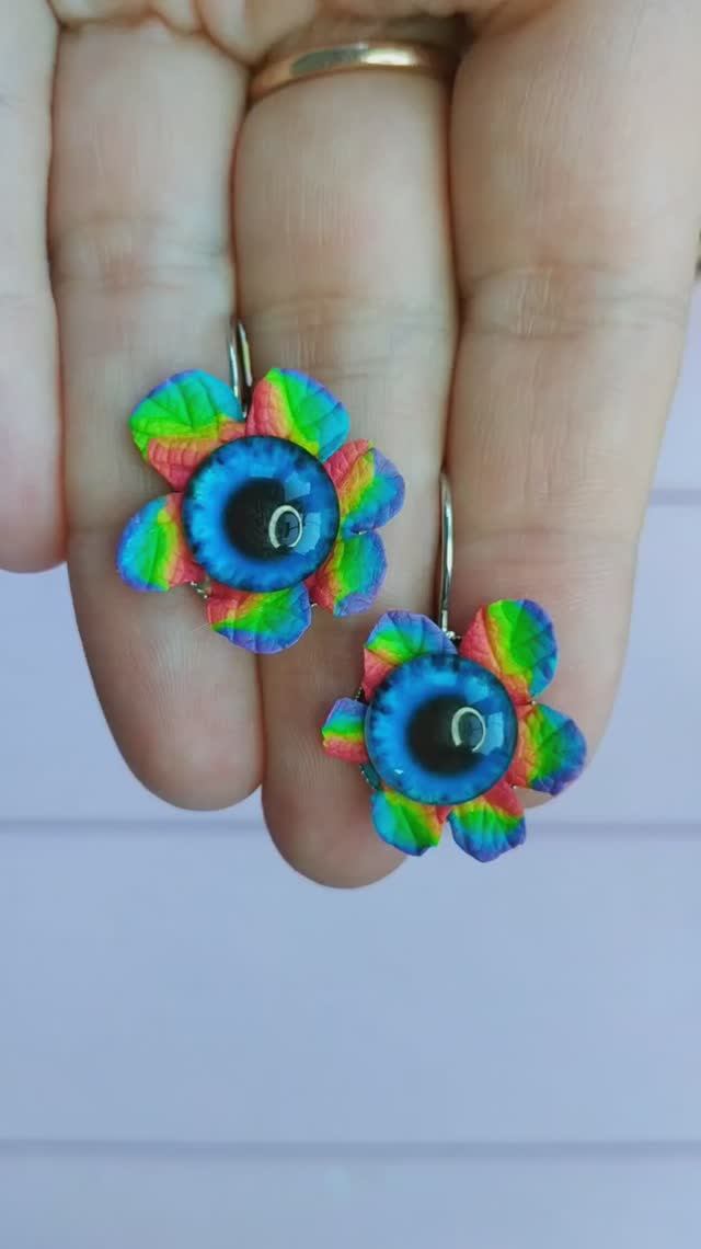 Красивые серьги - идея ♥️