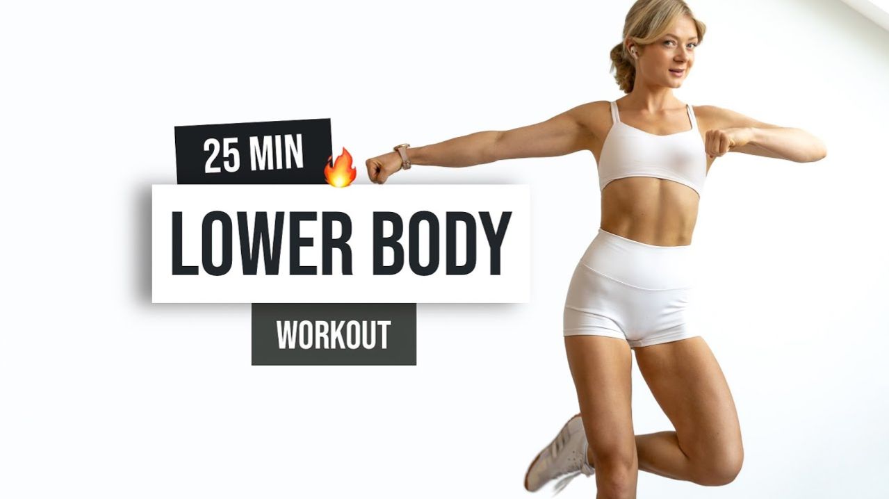 День 9. 25 минутная тренировка на НОГИ и ЯГОДИЦЫ. Без инвентаря.