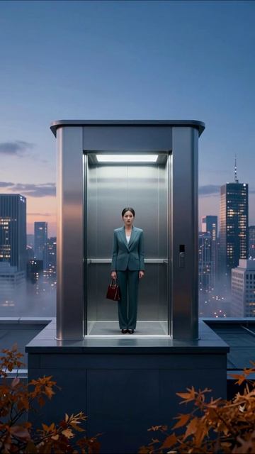 Жизнь на высоте: в лифте к успеху #город #успех #лифт