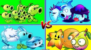 Зомби против растений Plants vs Zombies ПвЗ Растения против Зомби-2 PvZ Fusion Битва прохождение