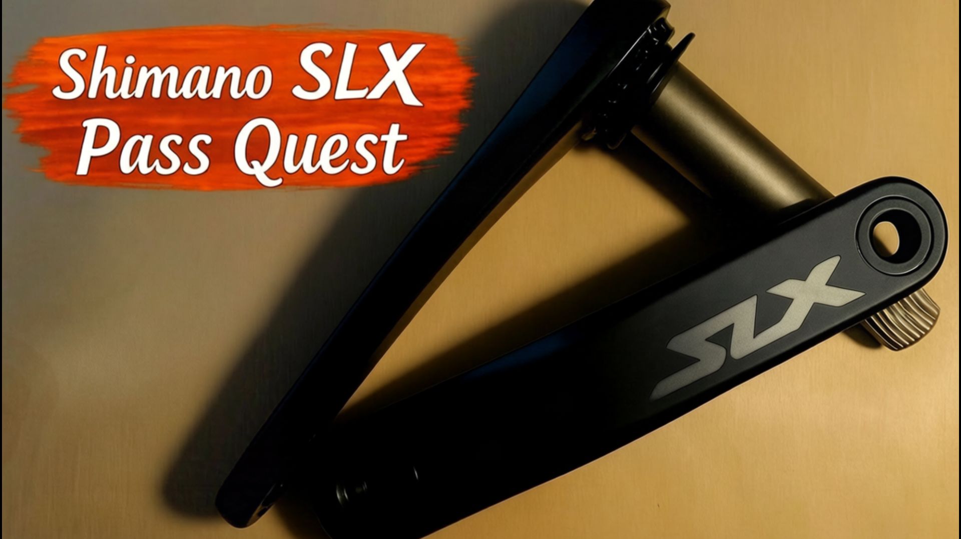 Шатуны Shimano SLX, звезда Pass Quest