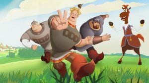 Три Богатыря - Алеша Попович и Тугарин Змей