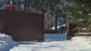 Откатные ворота на фурнитуре КАТИЛИ. Работа в сложных условиях морозной зимы