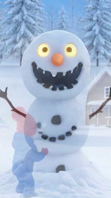 НЕ СМЕШИ СНЕГОВИКА!!! (ОН ОЖИВЁТ 😱)