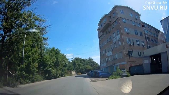 Бородинская. Экзаменационный маршрут ГИБДД № 2 БАМ. г. Владивосток