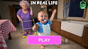 БОББИ бегает по ДОМУ СВАРЛИВОЙ БАБУШКИ В РЕАЛЬНОЙ ЖИЗНИ #ОББИ #Роблокс