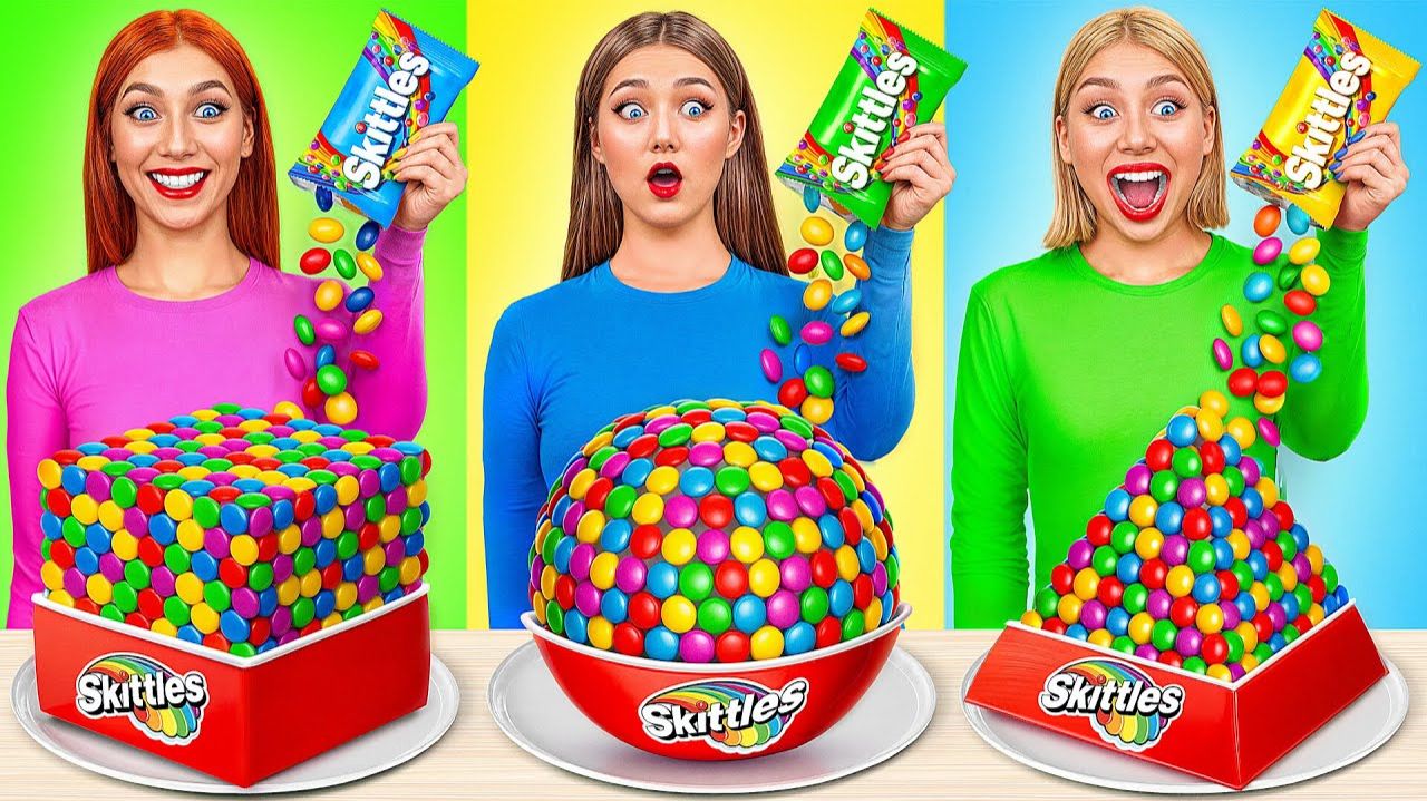 Геометрический Челлендж с Едой с Candy DO