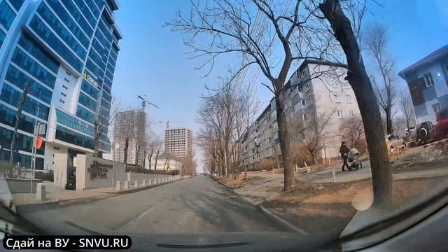 Владивосток. Енисейская. Экзаменационные маршруты ГАИ г. Владивосток