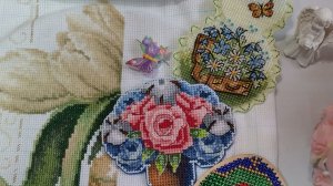 Вышивка. Воплощение весенних планов. Финиши и новый старт #вышивальныепроцессы