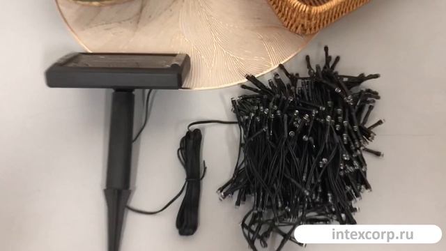 Гирлянда на солнечной батарее Solar НИТЬ, 400 холодных белых LED-огней, 24 м, DX9540030