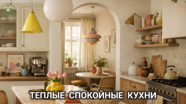 Теплые спокойные кухни фото идеи для вдохновения (20)