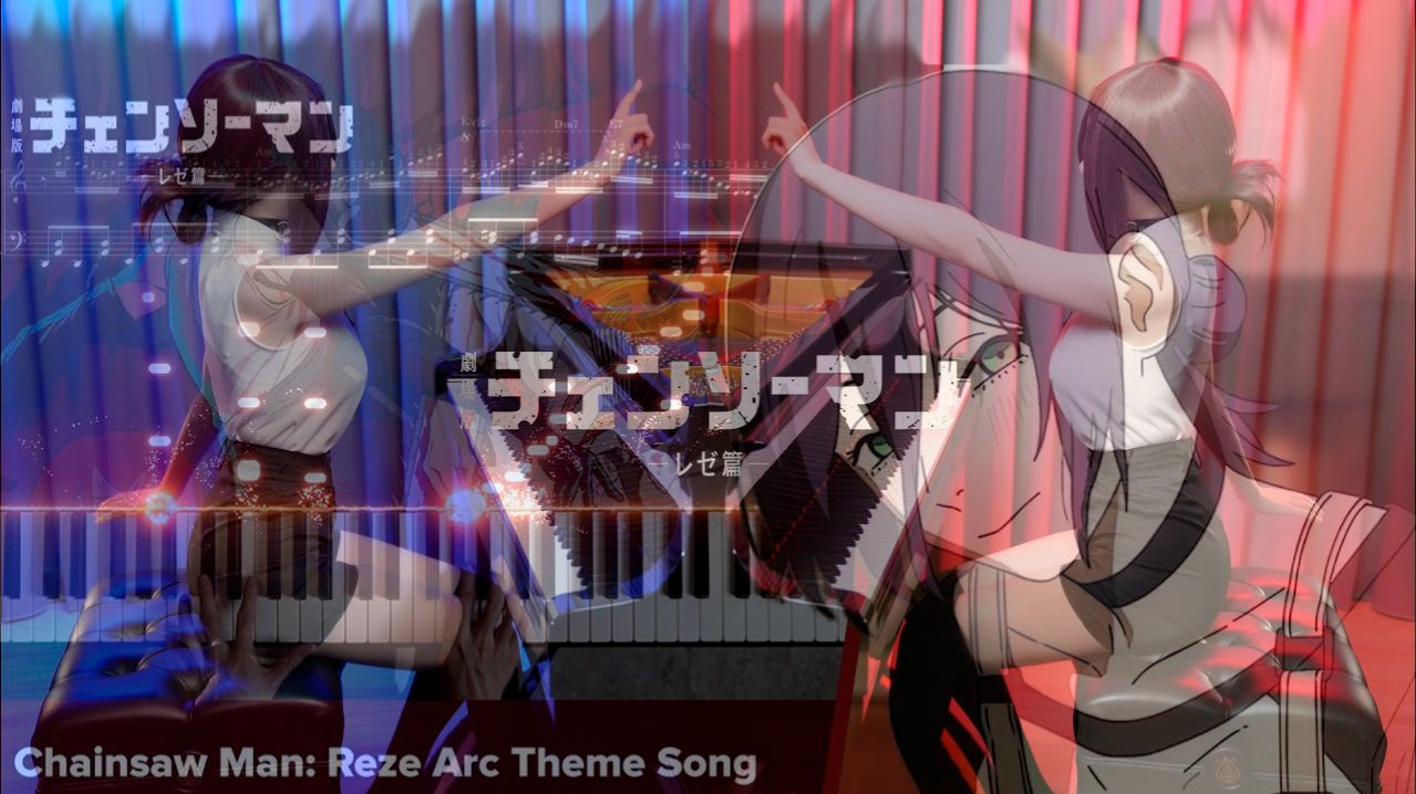 Chainsaw Man Movie: Reze Arc『IRIS OUT / In The Pool / JANE DOE』Piano Medley