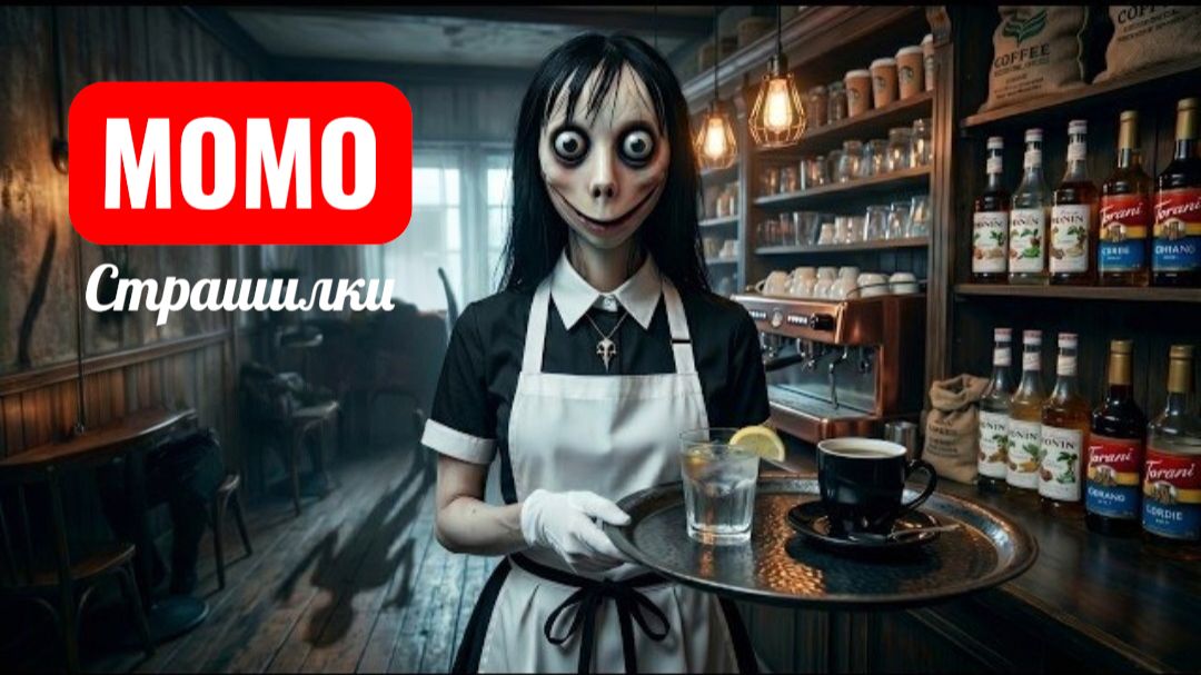 МОМО БАРИСТА В КАФЕ. СТРАШИЛКИ МОМО.