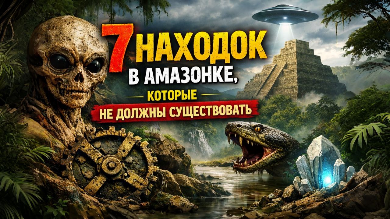 7 Находок В Амазонке, Которые Не Должны Существовать