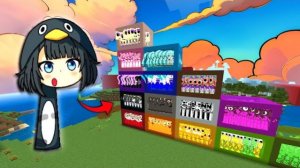 СПРУНКИ OC: ГУ ГУ ГАГА ПИНГВИН В ЦВЕТНЫХ КОРОБКАХ | МАЙНКРАФТ ПЕ МОД