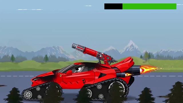 Reinforcing The Fire Truck Land Rover  Cartoons About Tanks