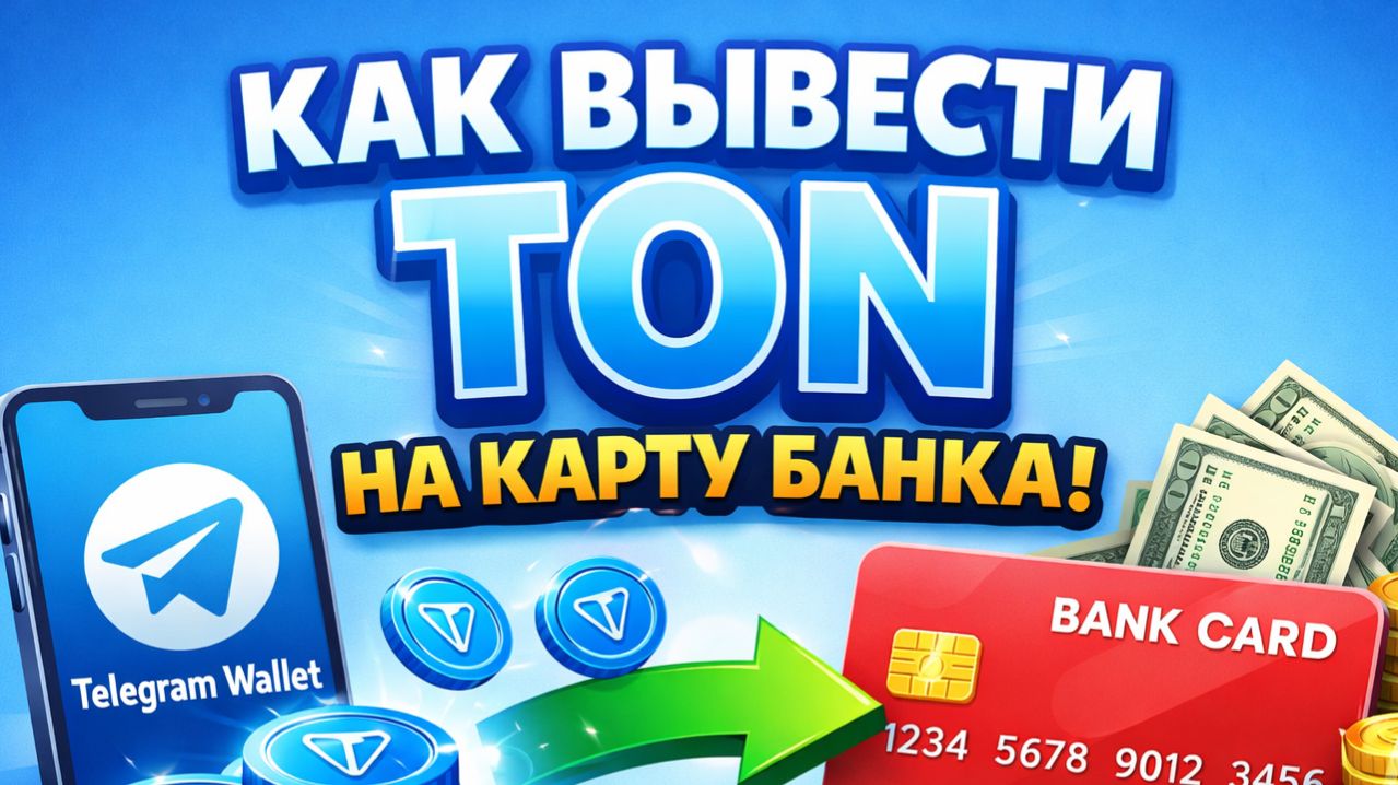как вывести Ton тон на карту в рублях без комиссии 2026
