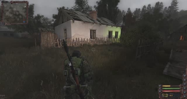 79 S.T.A.L.K.E.R. Lost Alpha DC 1.4007 - армейские склады - встретиться с клыком и проводником