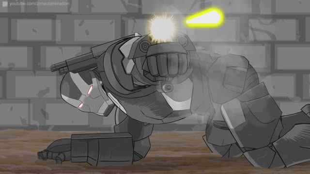 CARNAGE VS. WAR MACHINE Fan Animation  The Raid (Part 1)