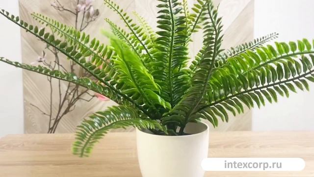 Искусственное растение в горшке БОСТОНСКИЙ ПАПОРОТНИК, 43 см, 5010099
