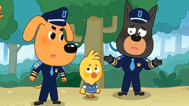 Храбрый шериф Лабродор/Куда пропал цыплёнок? /Мультфильм