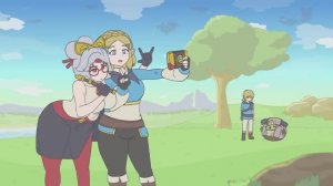 When your friend borrows your phone and starts scrolling (a Zelda animation)