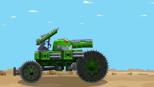 Mimic's New Master MKZT Ballistic Missile Carrier Vs Hell Dora  Cartoons About Tanks