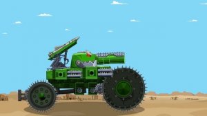 Mimic's new master MKZT Ballistic Missile Carrier Vs Hell Dora  Cartoons about tanks