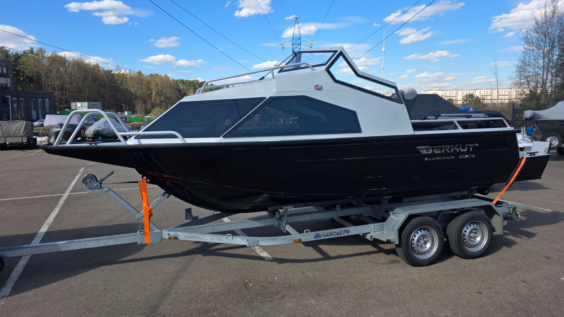 Двухосный прицеп для водной техники без тормоза ЛАВ 81014B