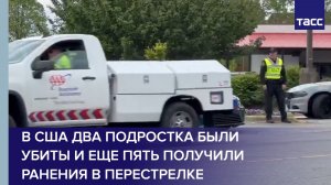 В США два подростка были убиты и еще пять получили ранения в перестрелке