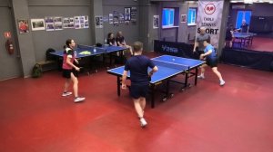 III ф. Мухин/Гребенкина (828) - Хусаинов/Федосеева (894) 19.04 Парный турнир по настольному теннису