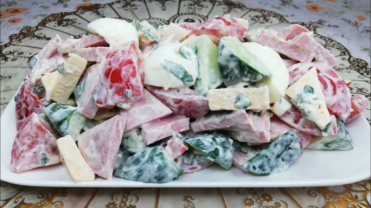 ТАКОЙ САЛАТ СМЕТУТ ПЕРВЫМ НА ПРАЗДНИЧНОМ СТОЛЕ‼️ДАВНО ЗАБЫТЫЙ РЕЦЕПТ КОТОРЫЙ Я ИСКАЛА. Салат рецепт.