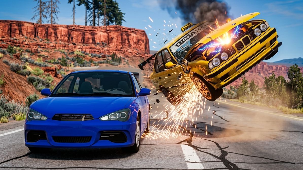 ЭТО КОНЕЦ?! Безумные аварии на высокой скорости - BeamNG Drive