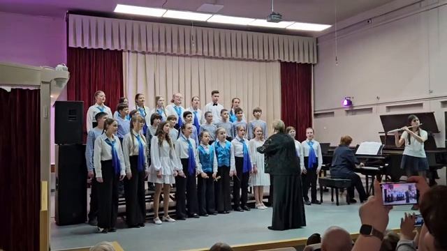 Пасхальная открытка музыка Ираиды Сальниковой   ДМШ 1 руководитель Евгения Ивановна Демченко