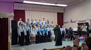 Пасхальная открытка музыка Ираиды Сальниковой   ДМШ 1 руководитель Евгения Ивановна Демченко