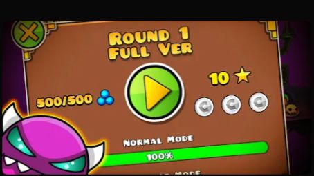 ROUND 1 FULL VERSION 4K 60fps Geometry Dash World