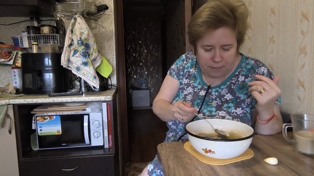 Любашины будни,мукбанг суп 🍜...