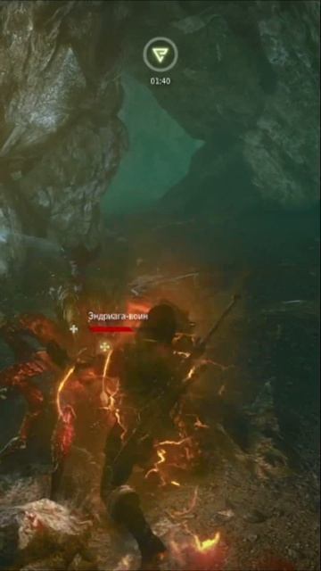 THE WITCHER 2 FIGHT WITH THE ENDRIAGES  #thewitcher #gaming #games #ведьмак  #игры #shorts  #топ