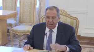 С.Лавров и Т.Аль-Баур, Москва, 21 апреля 2026 года