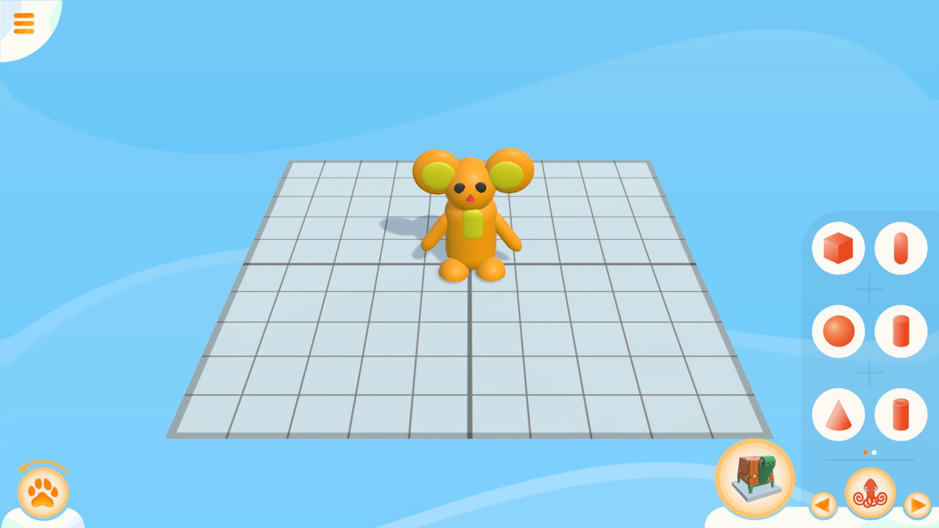 Видеоурок по 3D моделированию по теме «Чебурашка» в программе для эвм 