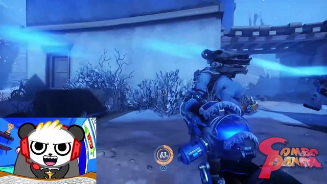 Overwatch Snow Ball Fight Let's Play With Combo Panda