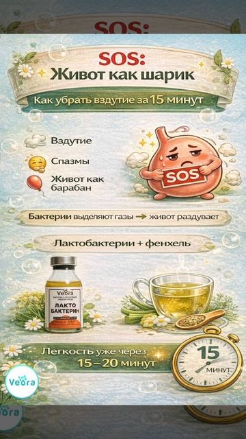 КАК «СДУТЬ» ЖИВОТ ЗА 15 МИНУТ?