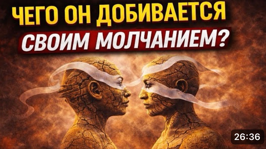 ЧЕГО ОН ДОБИВАЕТСЯ СВОИМ МОЛЧАНИЕМ? таро расклад