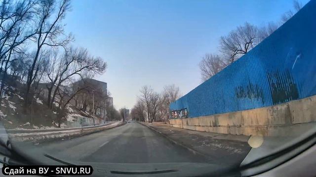 Енисейская. Экзаменационный маршрут № 1. Вторая речка. г. Владивосток